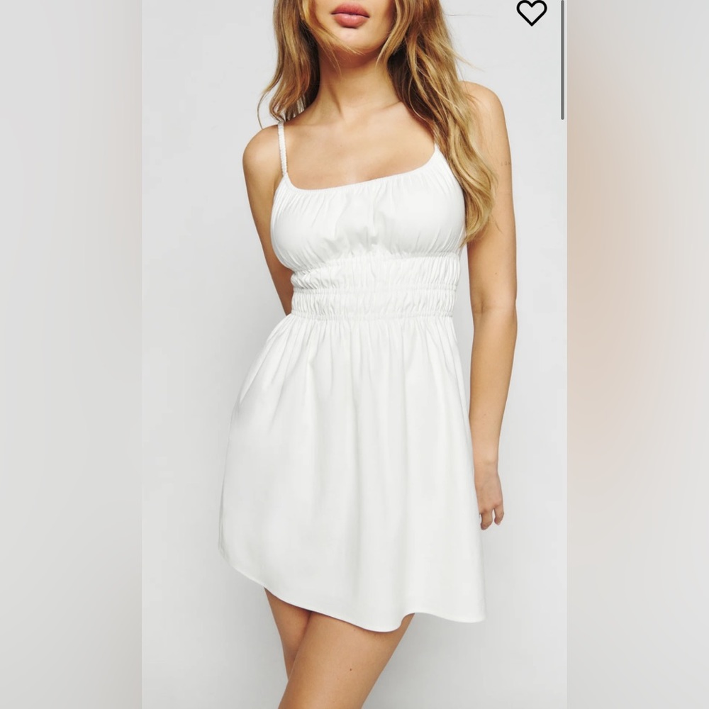 REFORMATION “Kathleen Dress” in White